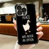Забавный мультяшный гусь Игровой Чехол для телефона с покрытием Для Iphone 16 17 Pro Max Air 16E 14 15 Plus 12 13 Mini Противоударный Чехол с Airbag