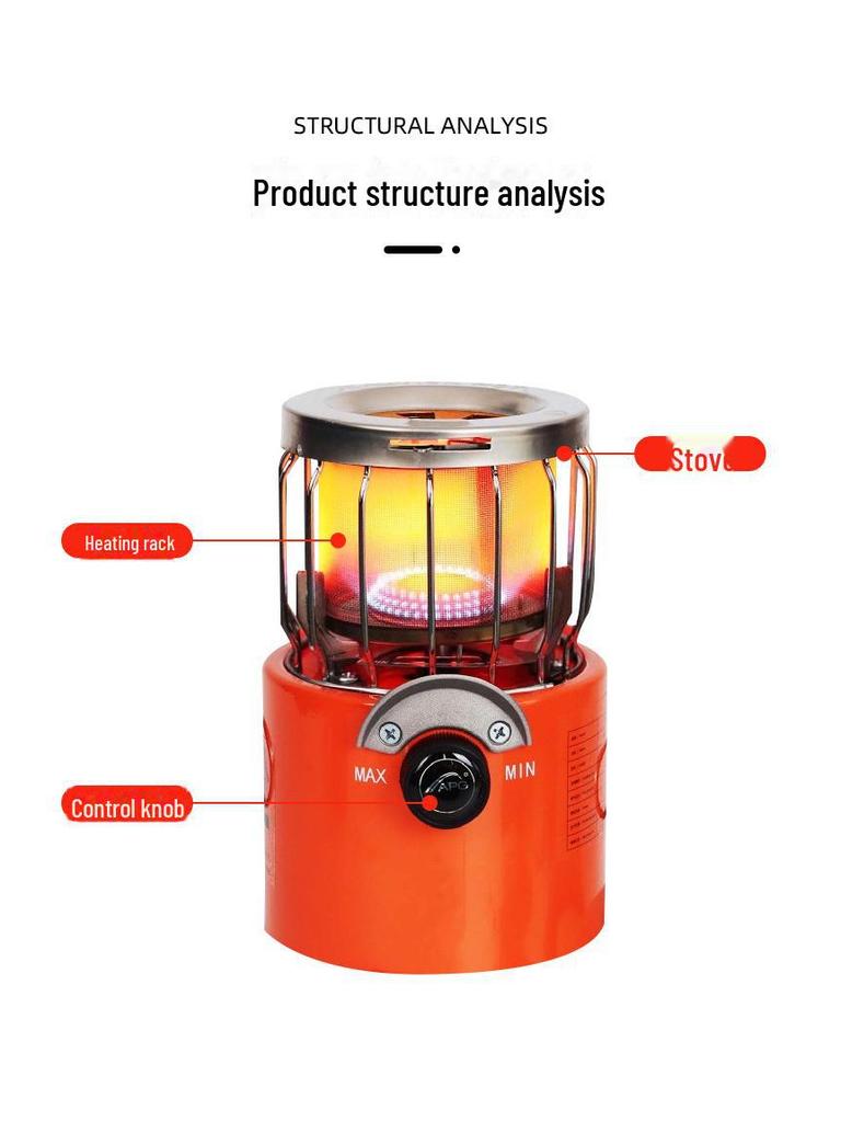 Мощная портативная походная газовая плита — быстрый нагрев, многофункциональность для приготовления пищи на открытом воздухе и кипячения воды.