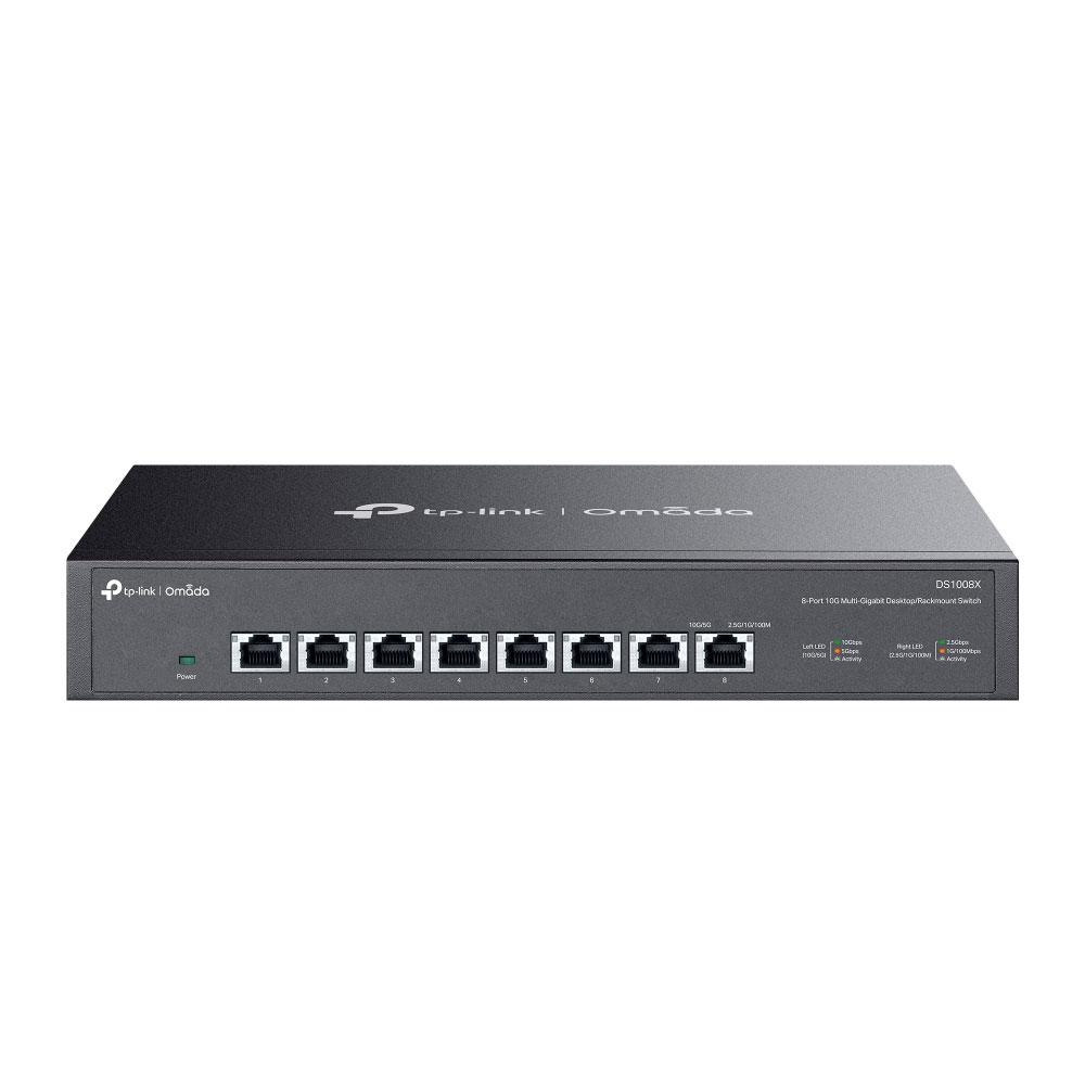 TP-Link Omada DS1008X unmanaged switch 8-Port 10G Multi-Gigabit Black