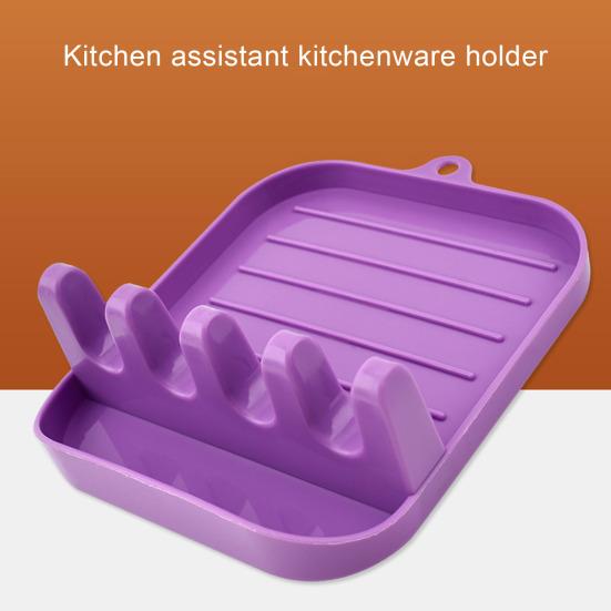 Yousheng 2 шт. подставка для крышки кастрюли, легко чистящаяся ложка, палочки для еды, держатель для отдыха, компактный держатель для кухонной утвари на столешнице для дома