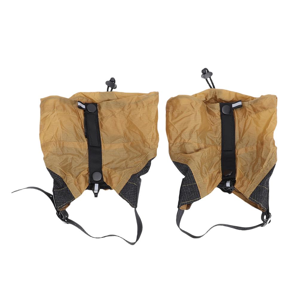 Короткие гетры с силиконовым покрытием для пешего туризма и трейлинга, 4-точечная система фиксации, полное покрытие ноги, песок, снег