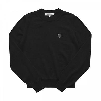 MaiSon KitSune Mw00801kt1036 P199 Трикотаж женский с нашивкой в виде головы смелой лисы