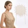 Long Tassel Woven Rhinestone Hair Sparkling Rhinestone Women Hat Beautiful Accessories  Daily Wear