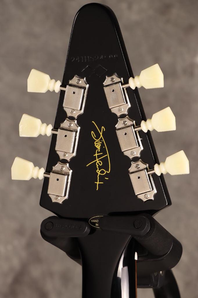 Gibson Custom Jimi Hendrix Flying V Ebony Epiphone/Inspired "Love Drops" [3,21 кг][S/N 24111524588]