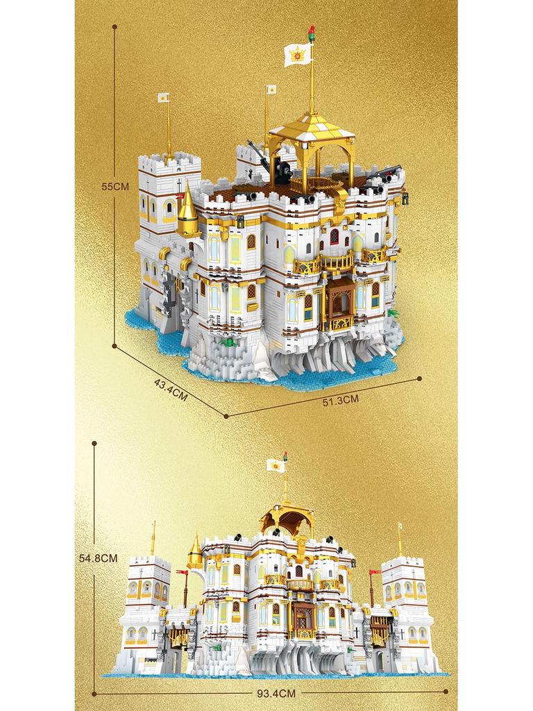 Reobrix Черная Жемчужина Пиратский Корабль Строительная Модель Игрушка (66010-37): Развивающий сборный блок-украшение