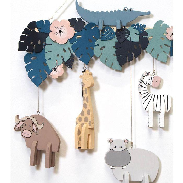 Tropical Leaf In MDF Wood 15 Cm