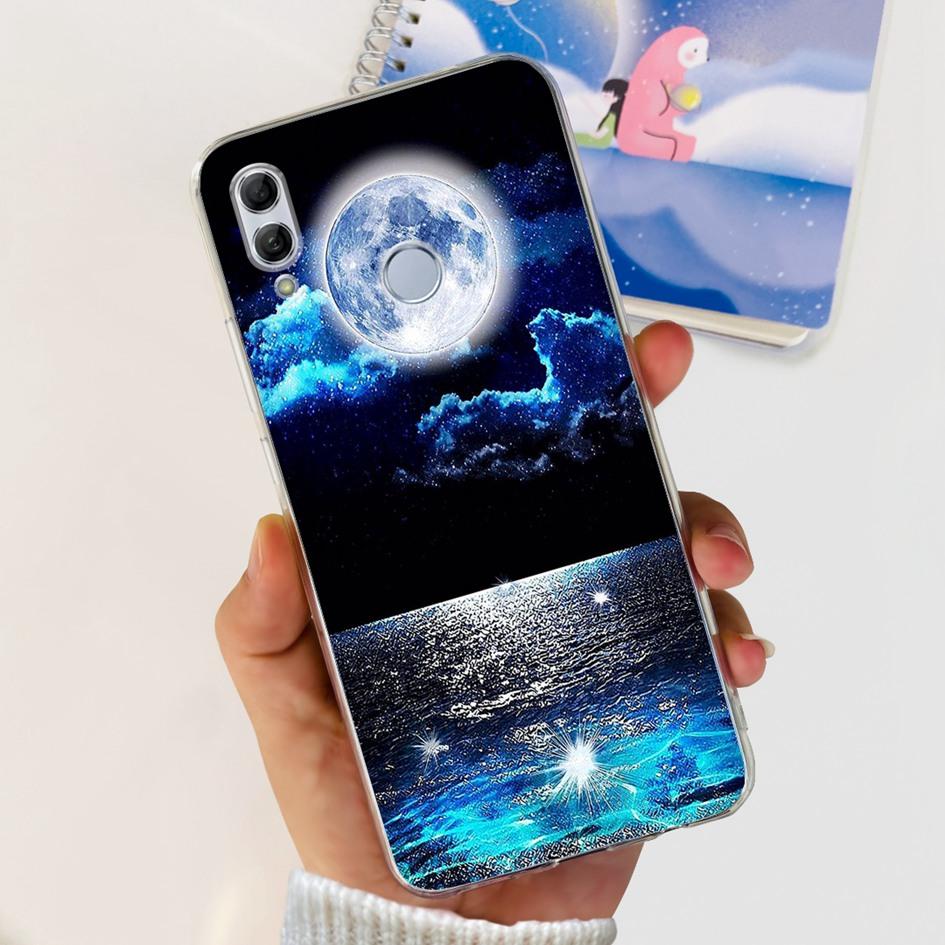 Чехол для Honor 10 Lite HRY-LX1 HRY-LX2 Чехол Мотылек Прозрачный Силиконовый Fundas Чехлы Для Honor 10 10i Honor10 Бампер