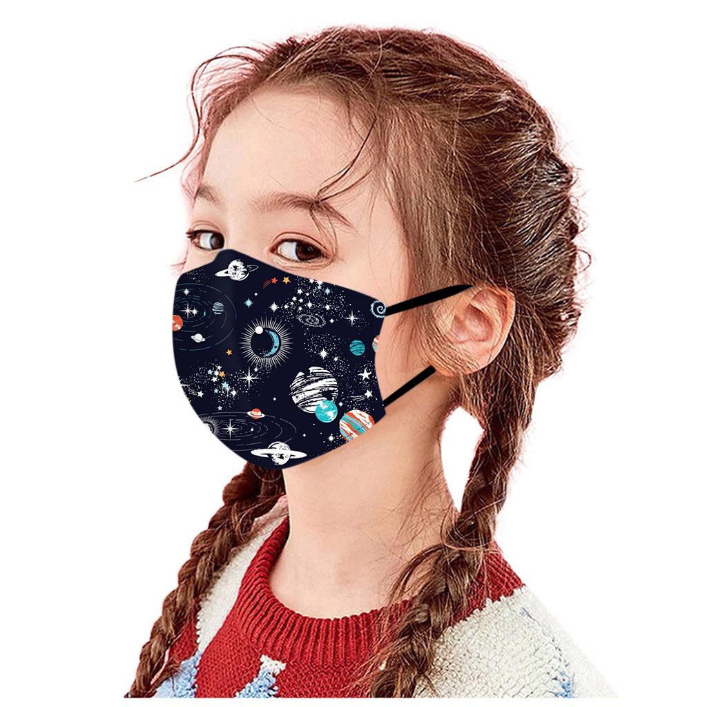 Children's  Windproof Reusable Printed Mask