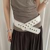 Punk Style Wide Women's Belt Gothic Dress Jeans Belt Vintage Rivet Waist Belt  Ladies