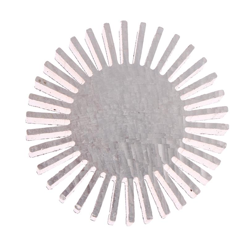 Радиатор Cob, диаметр 50 мм, 3 ~ 7 Вт, высокая мощность, светодиодный радиатор, твердый радиатор подсолнечника, круглый алюминиевый сплав