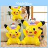 Pikachu Toy Plush Cute Cartoon Soft Short Velvet Children Doll Gift