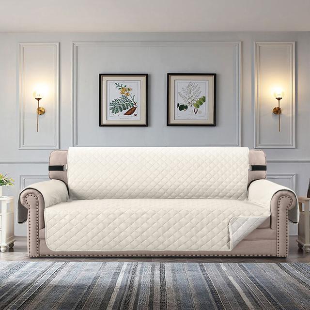 Водонепроницаемый чехол для дивана, клетчатая ткань, противоскользящие чехлы для дивана для собак и собак, роскошные чехлы для диванов для гостиной