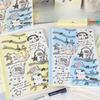 A5 Cute Notebook Kawaii Cartoon Cat Puppy Notapad Lovely Horizontal Inner Page Scrapbook Journal Student Supplies