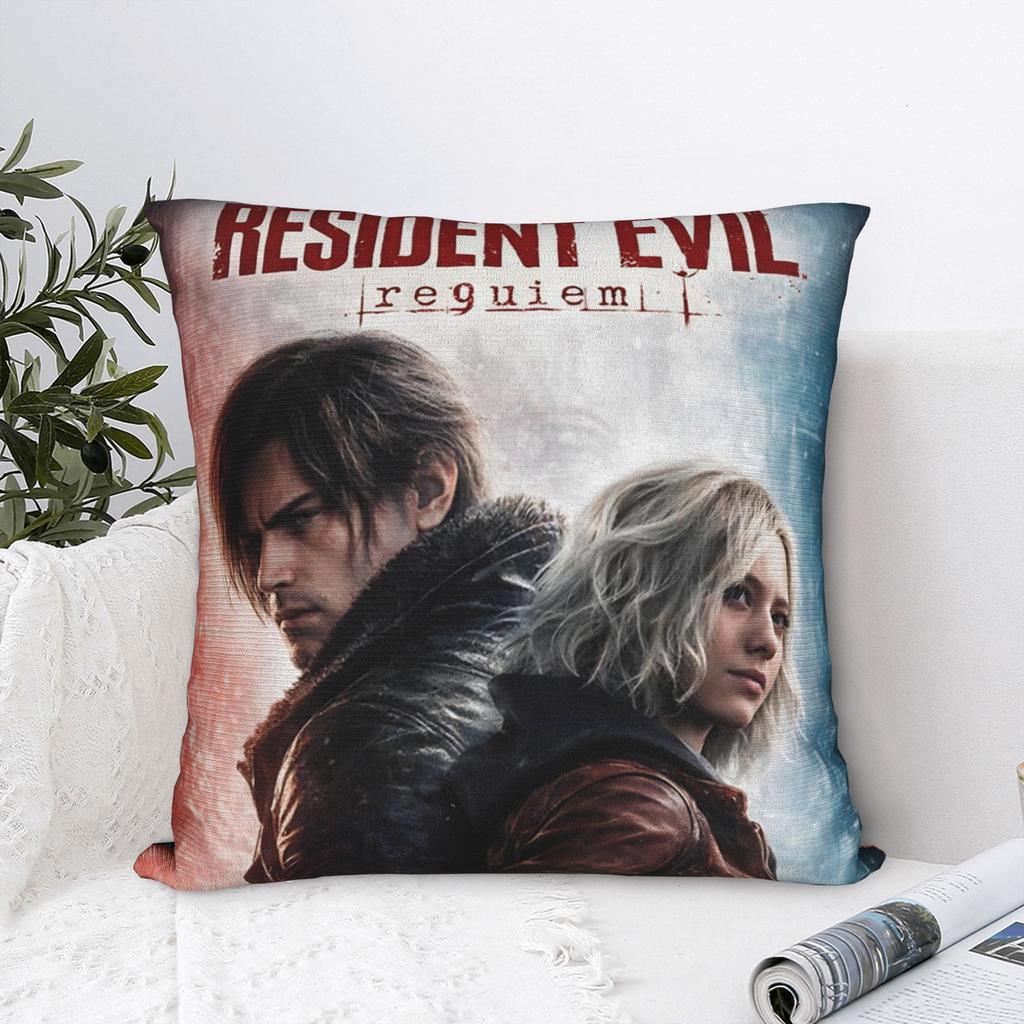 Decorative Pillowcases Residents Evils 9 Merch Bedroom Games Pillow Case Cover Square Multi Size
