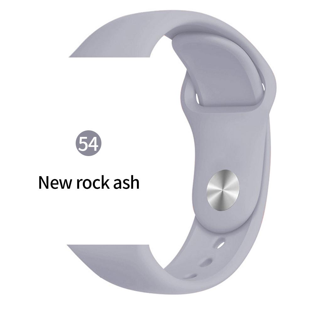 Мягкий спортивный силиконовый ремешок для часов Apple 4 3 2 1 38 мм 42 мм дышащий браслет для Iwatch Series 5 6 SE 40 мм 44 мм ремешок