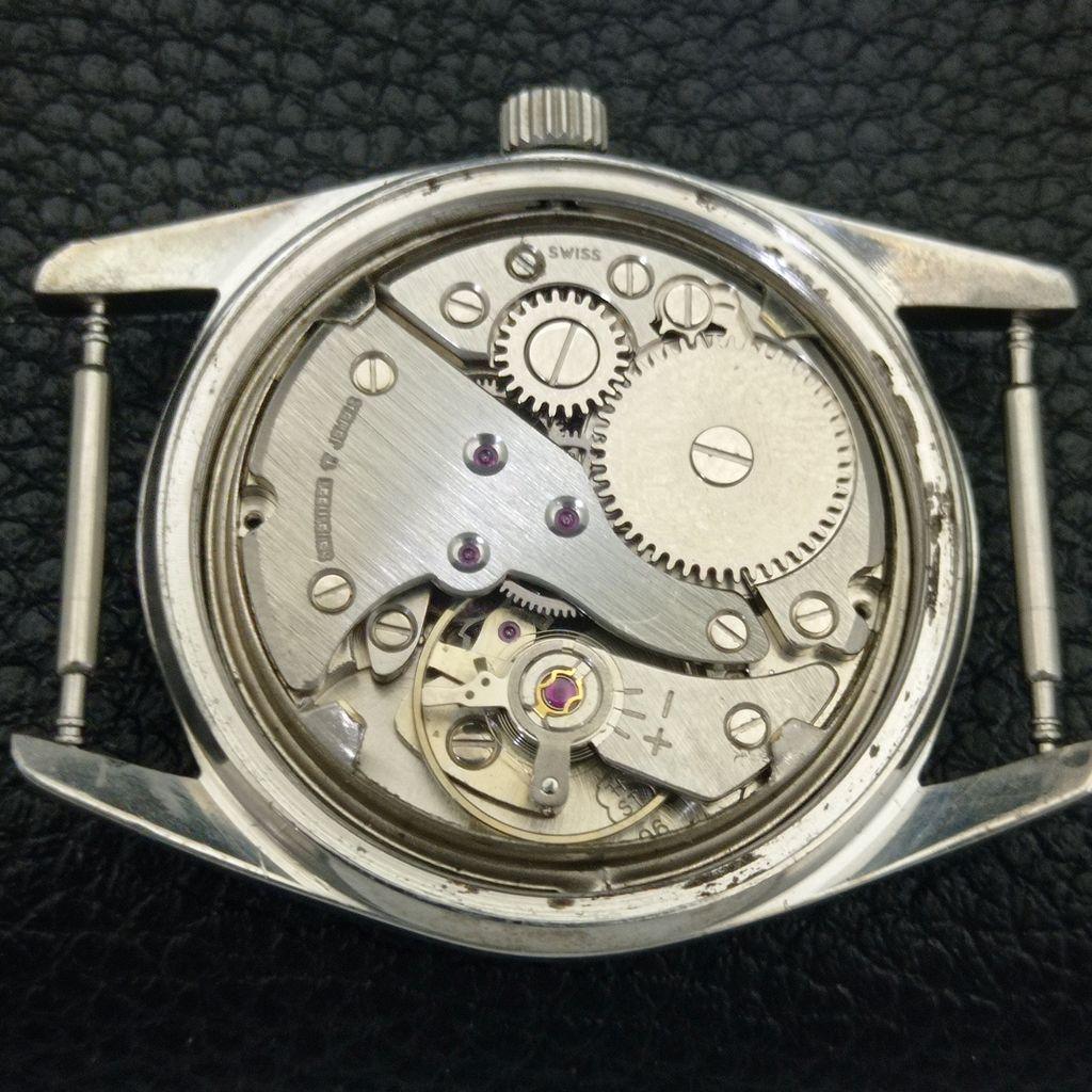 HAND-WINDING VINTAGE FAVRE LEUBA SEA KING SWISS MENS WATCH a703756-1 R213e-a703756