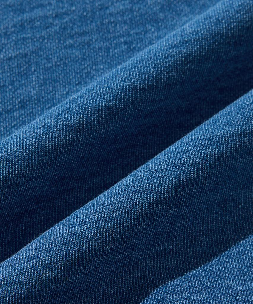 STCO Diems Genderless Raglan Terry Short Sleeve T-Shirt Blue (Oversized)_Ltswb06Csl