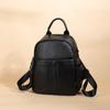 Genuine Leather Top Layer Cowhide Backpack for Women Large Capacity Multi-compartment Bag Anti-theft Casual Soft Cowhide All-match Bag