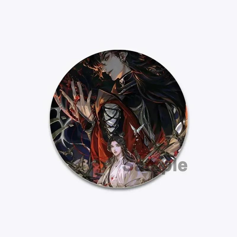 32/44/58MM Chinese Anime Tian Guan Ci Fu Brooche On Backpack Cartoon Badge Xie Lian Hua Cheng Enamel Pin Jewelry Accessorie Gift