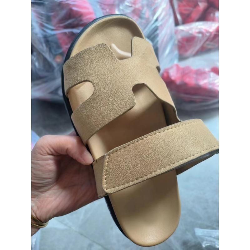 Сандалии на толстой подошве, на липучке большого размера, цветные, подходят для повседневной женской обуви, универсальные и многофункциональные