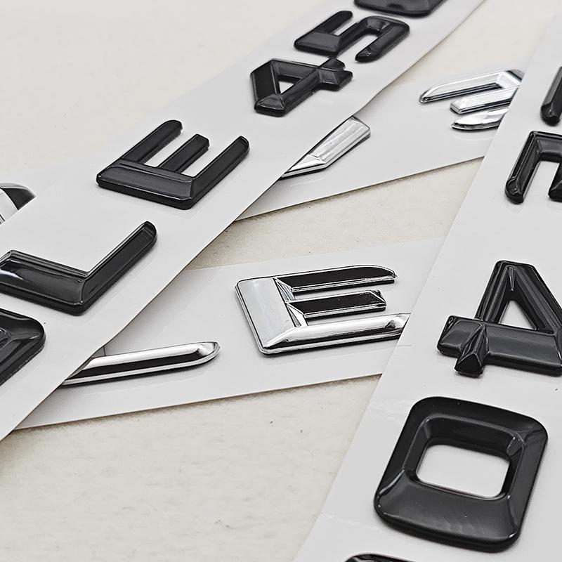 3D ABS Car Letters Logo GLE400 GLE450 Rear Trunk Badge Sticker Emblem For Mercedes Benz GLE Class GLE 400 GLE 450 Accessories LWL3