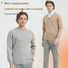 Caiyang Hengyuanxiang Men's Pure Cashmere Pullover Sweater