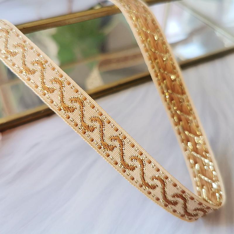 Жаккардовая лента с этнической вышивкой Misi для DIY одежды кукол