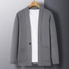 Men's New Autumn Long Sleeve Knitted Cardigan Cardigan Youth Casual Base Shirt