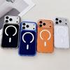 Красочный магнитный чехол Air для iPhone 17, Совместим с iPhone 12-16, Прозрачный, для внешней торговли