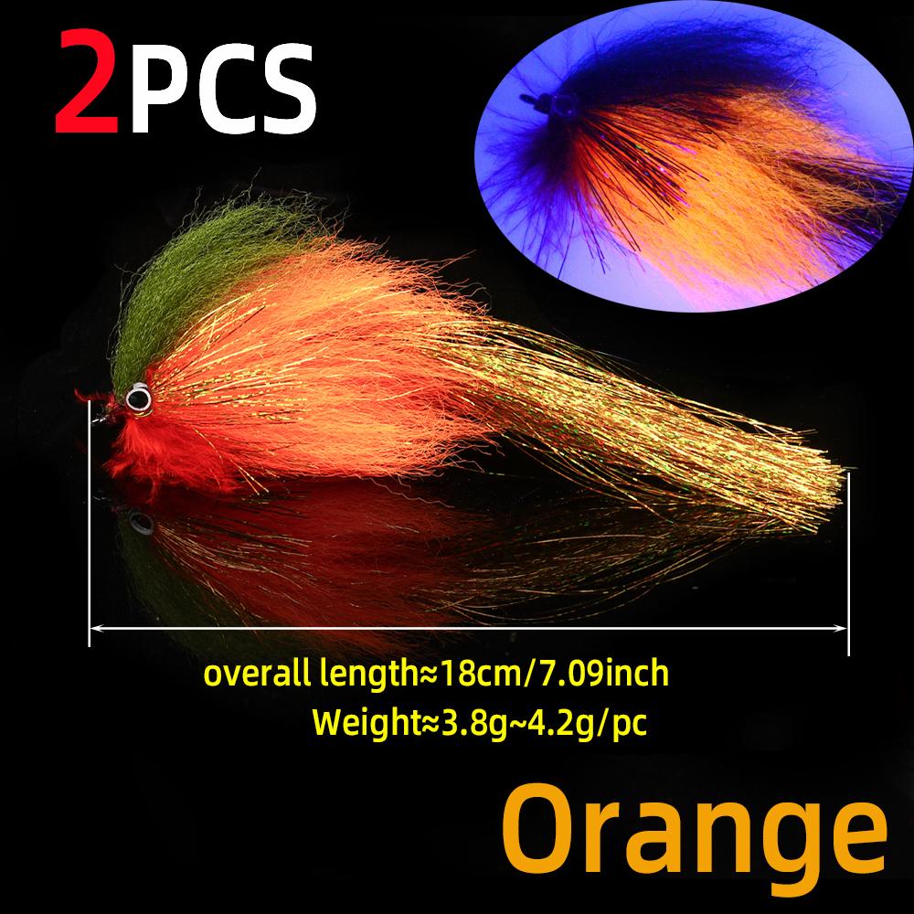 #4/0 Big Game Streamer Fly Приманка для ловли хищника в соленой и пресной воде 3D Fish Eyes Для форели, щуки, окуня, морских приманок