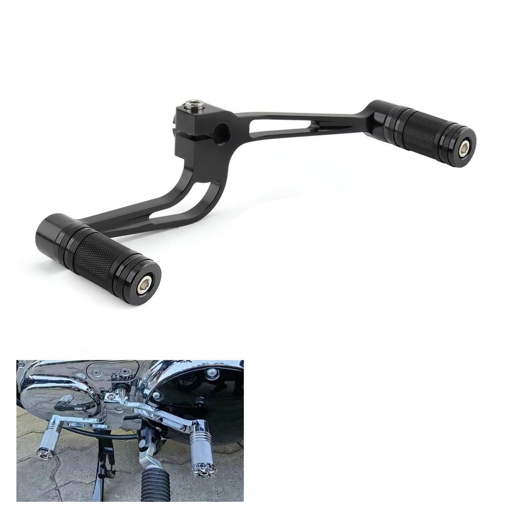 AWLN Motorcycle Mid Control Heel Toe Shifter with Pegs for Harley Sportster Iron 883