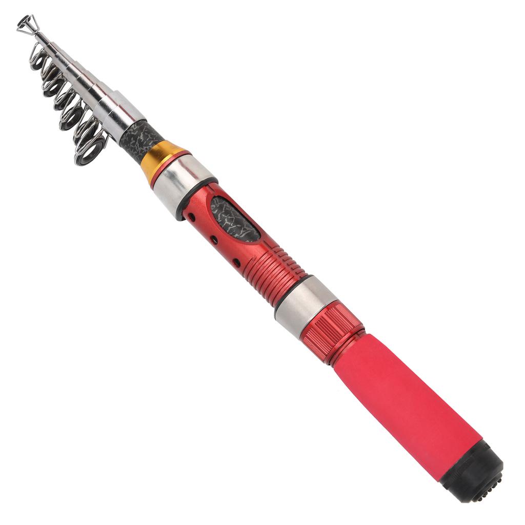 1,9 м портативная вращающаяся удочка для рыбалки на открытом воздухе из стекловолокна телескопическая литая удочка