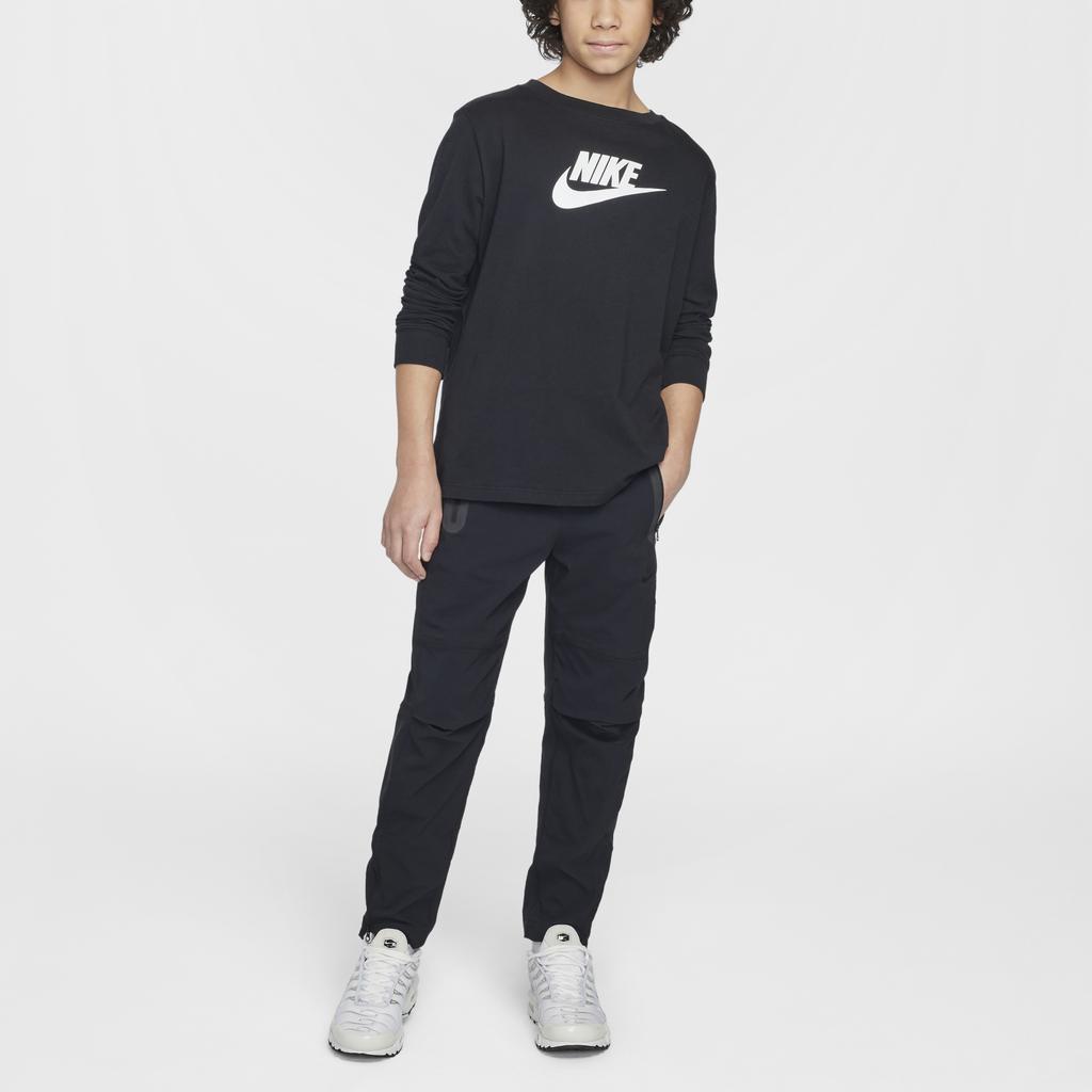 Nike Tech Series Тканые Легкие Простые Прочные Брюки Мужские низ Черный HQ8921-010