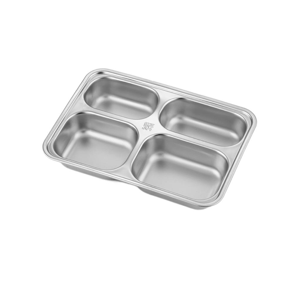 Thickened Fast Food Plate Stackable Lunch Container Tray Rectangular Breakfast Plate  Restaurant