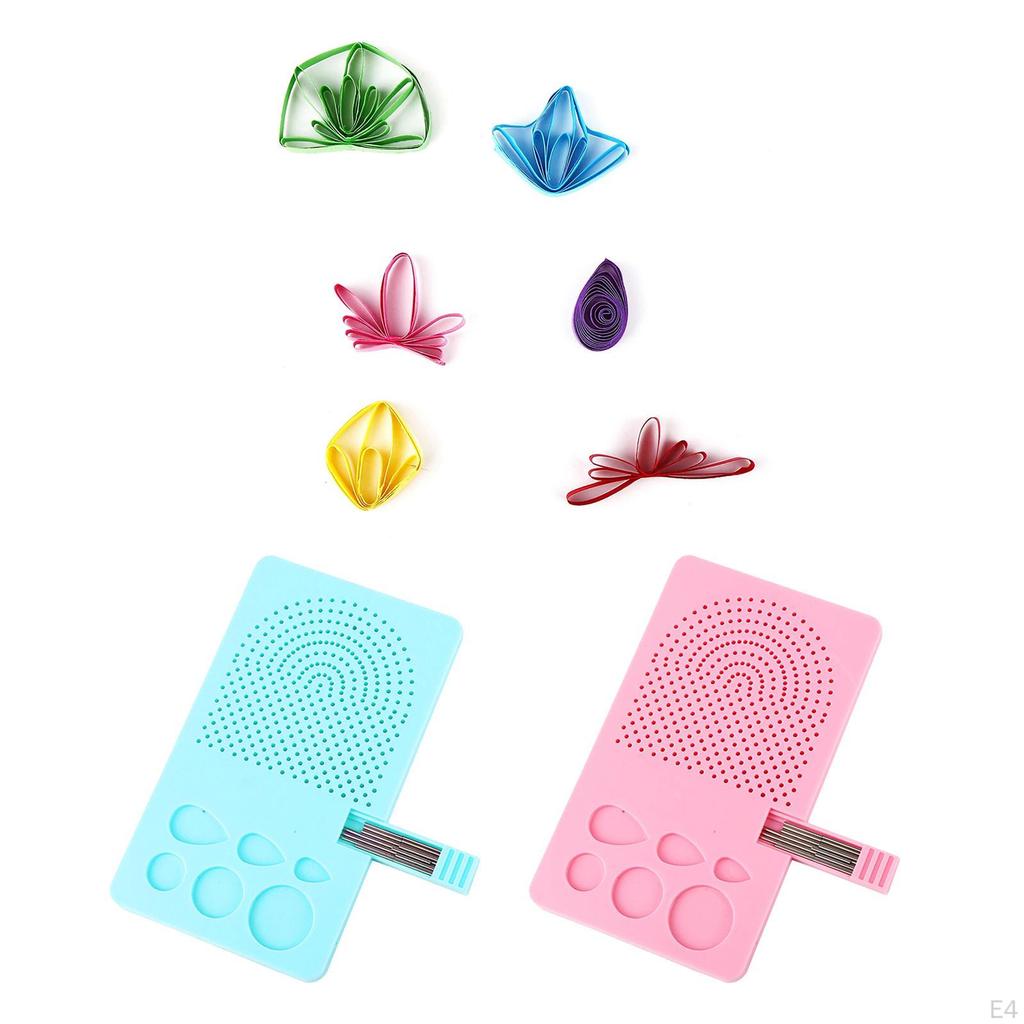 Доска для квиллинга с множеством отверстий и штырьками, для рукоделия, сетка для вязания, направляющая, хранение штырьков