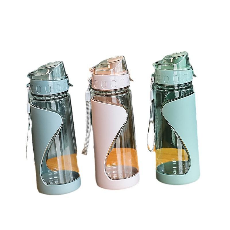 Летний портативный пластиковый стакан, мужской и женский ручной студенческий стакан, термостойкий и герметичный стакан для питья, повседневный стакан