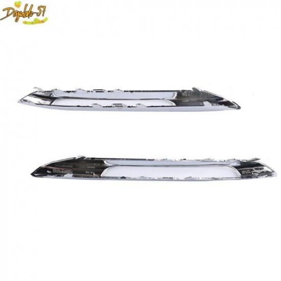 Комплект из 2 шт. Для Mercedes E CLASS W212 2009 - 2012 Накладка на противотуманную фару переднего бампера
