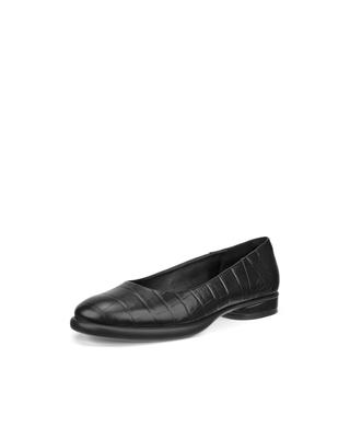 Лоферы-балетки ECCO Sculpted LX, женские, черные, размер 24,0 см, 3E