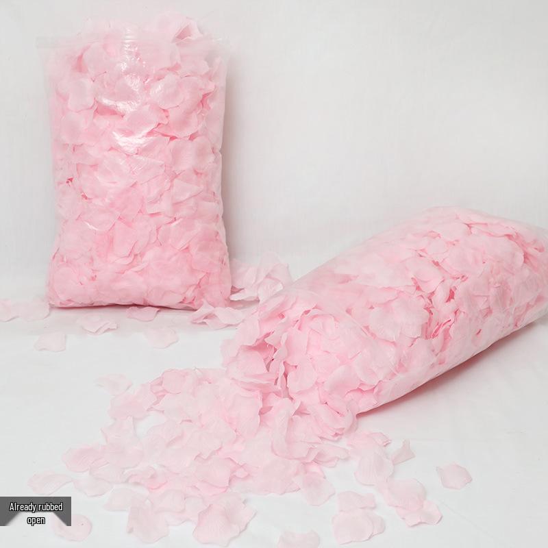 Романтический Свадебный Декор для Помолвки: Искусственные лепестки красной розы