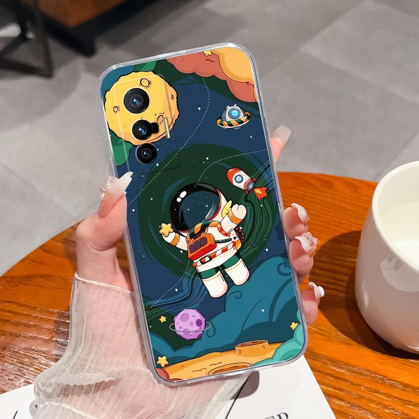 For Vivo X27 X200S X21 X60 X70 X80 Pro Plus Clear Phone Cover Delicious Fruit Pattern Soft Silicone High Quality Scratch Resistant Shell For Vivo Case