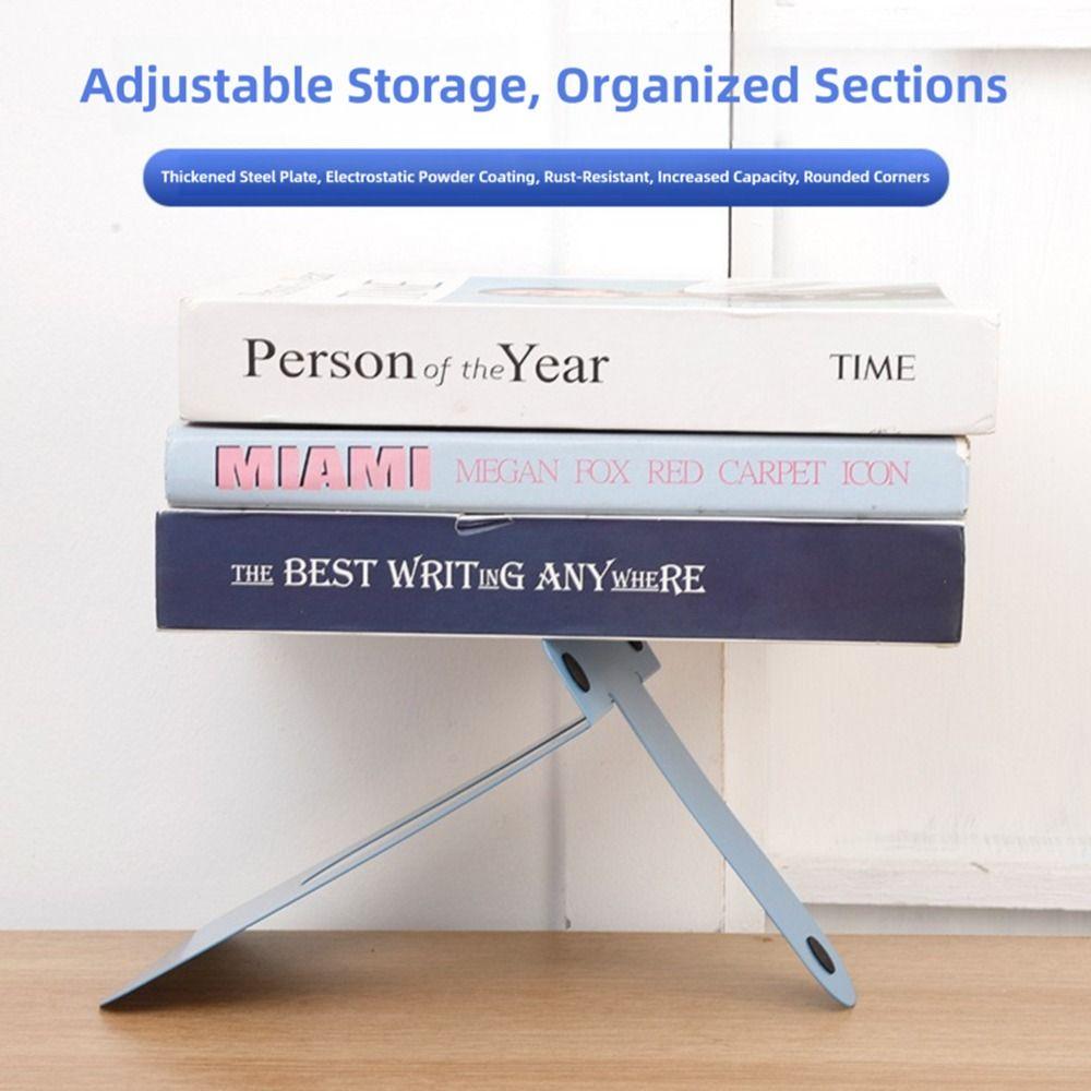 1/2PCS Non-slip Book Stand L-Shaped Desk Bookshelf Book Simple Bookends  Home