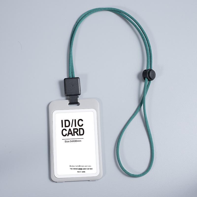 Прозрачный двусторонний выдвижной держатель для бейджа 'Осенний дождь'