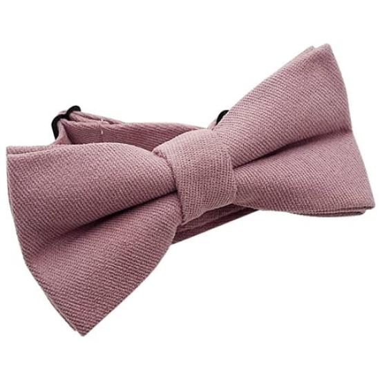 [Bowties.jp] Розовый однотонный галстук-бабочка, тип, который легко носить bd415