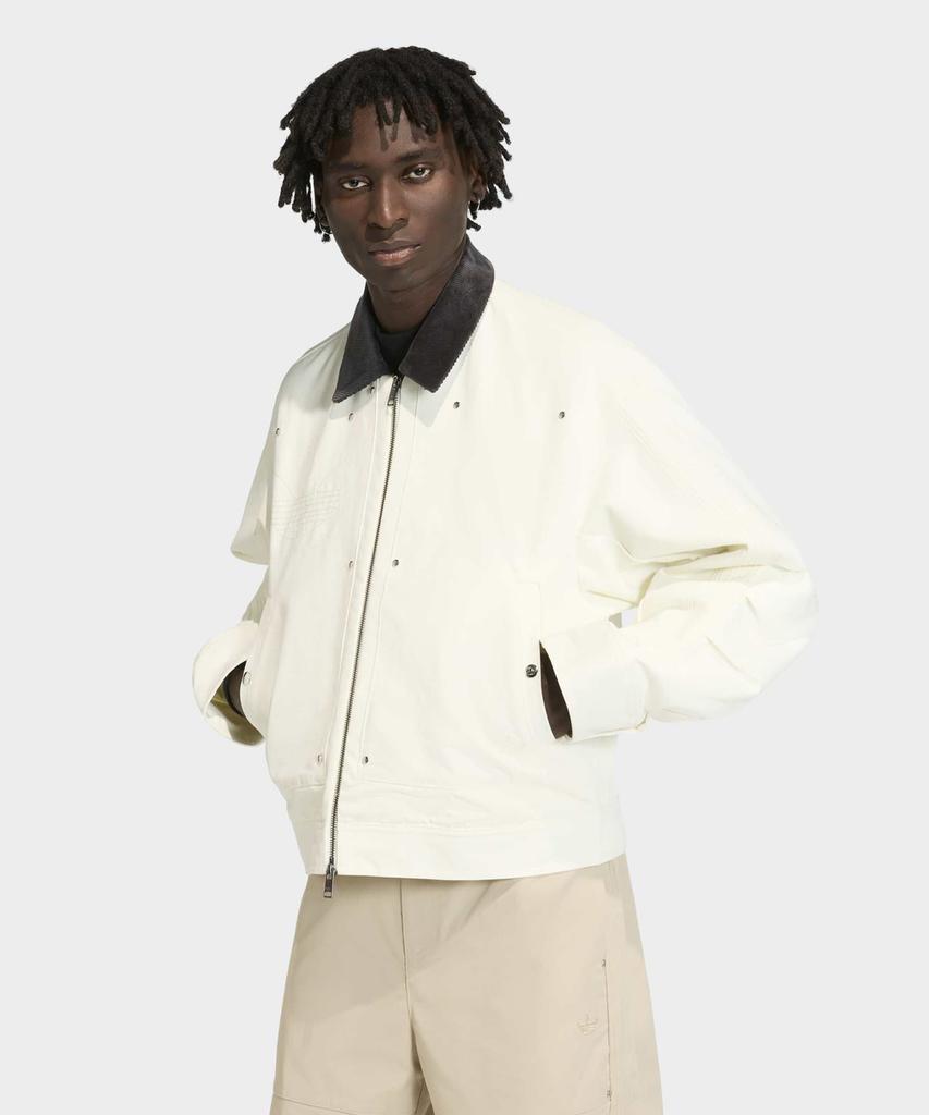 Adidas Premium Essential Bomber Jacket - Ivory / Kd6568