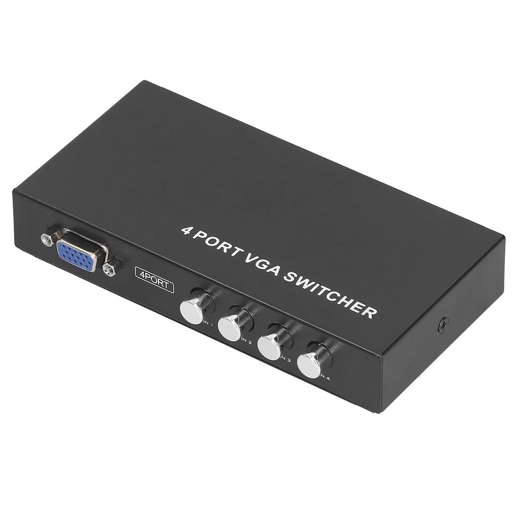 4-портовый коммутатор VGA, SVGA-монитор, коммутатор 4-в-1-выход для ЖК-монитора ПК и телевизора