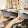 1 шт. Многофункциональный partitioned storage box без сверления держатель для пищевой пленки фольги кухонная partition storage rack подвесной для шкафа