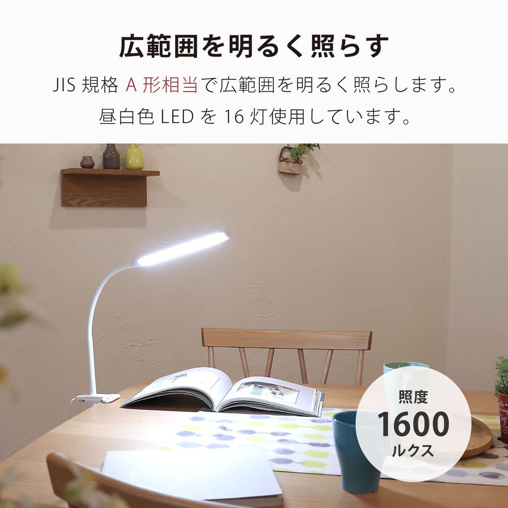Ohm Electric LED Clip Light Белый дневной свет Белый светодиодный стильный тонкий стильный настольный светильник настольная лампа для чтения подставка для учебы Настольная лампа Белый OHM LTC-LC24C-WN