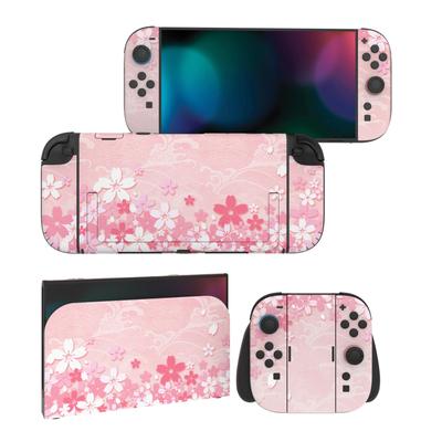 PlayVital Nintendo Switch 2 Консоль и Набор Защитных Наклеек с Настраиваемыми Виниловыми Наклейками-Накладками для Док-станции Blossom (2025) Joy-Con (2 набора) Наклейки, &