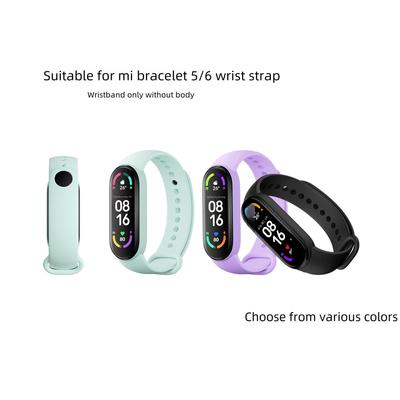 Ремешок для спортивного браслета Xiaomi Mi Band 5 6 — совместимый и сменный