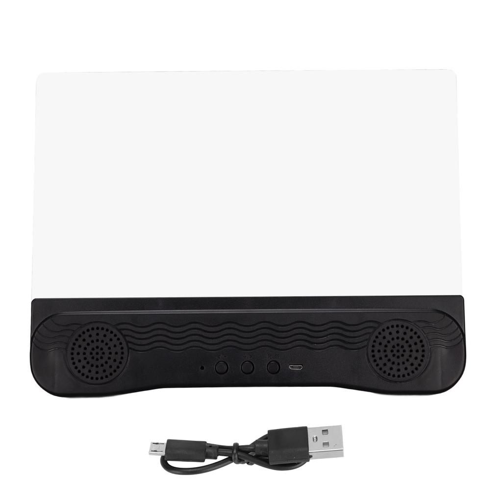 12-дюймовый экран телефона с увеличительным стеклом 6D стереозвук HD экран усилитель для фильмов видео